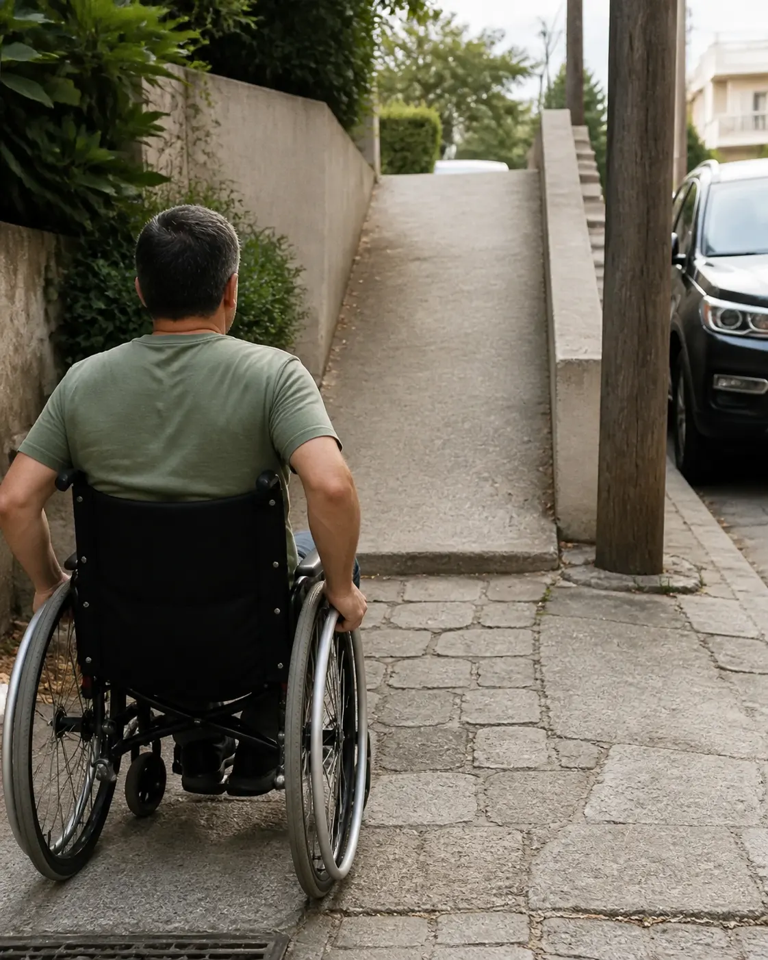 Accesibilitate — Ar fi prima hartă din Chișinău care spune unde trece efectiv un scaun cu rotile: pantă, bo